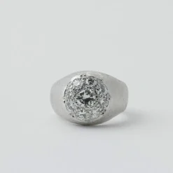 Bague jonc diamants