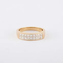 Bague Jonc Diamants