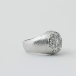 Bague jonc diamants