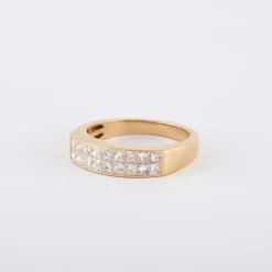 Bague Jonc Diamants