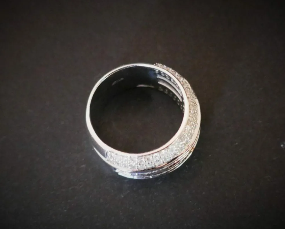 Bague Jonc Diamants