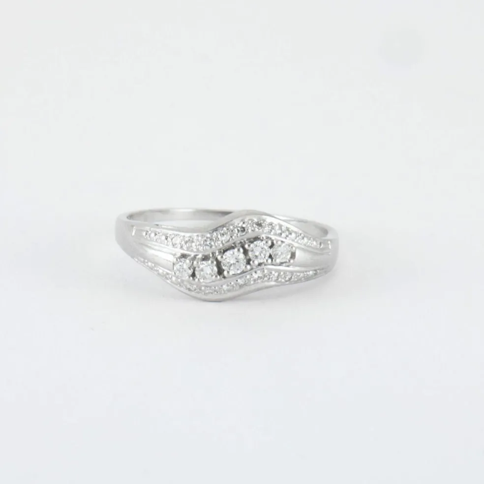 Bague Jonc Diamants