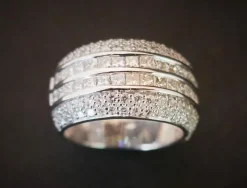 Bague Jonc Diamants
