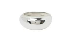 Bague jonc en or blanc