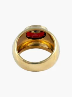 Bague Jonc Grenat