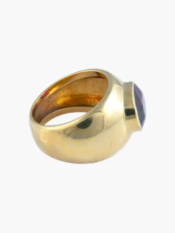 Bague Jonc Grenat