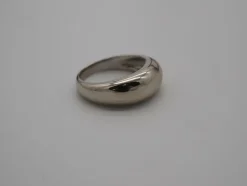 Bague jonc or blanc