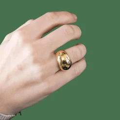 Bague jonc or jaune