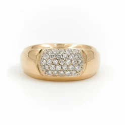 Bague Jonc Or jaune Diamant