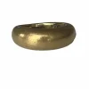Bague Jonc Or Jaune Brossé