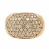 Bague Jonc Or jaune Diamant