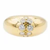 Bague Jonc Or jaune Diamant
