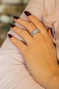 Bague Jonc Or jaune Diamant