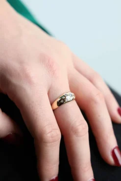 Bague Jonc Or jaune Diamant