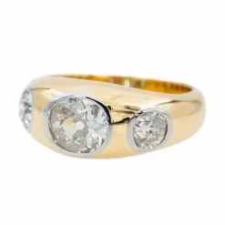 Bague Jonc Or jaune Diamant