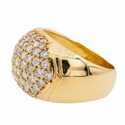 Bague Jonc Or jaune Diamant