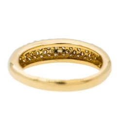 Bague Jonc Or jaune Diamant