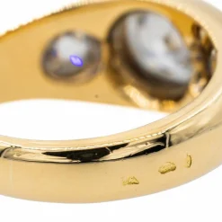 Bague Jonc Or jaune Diamant