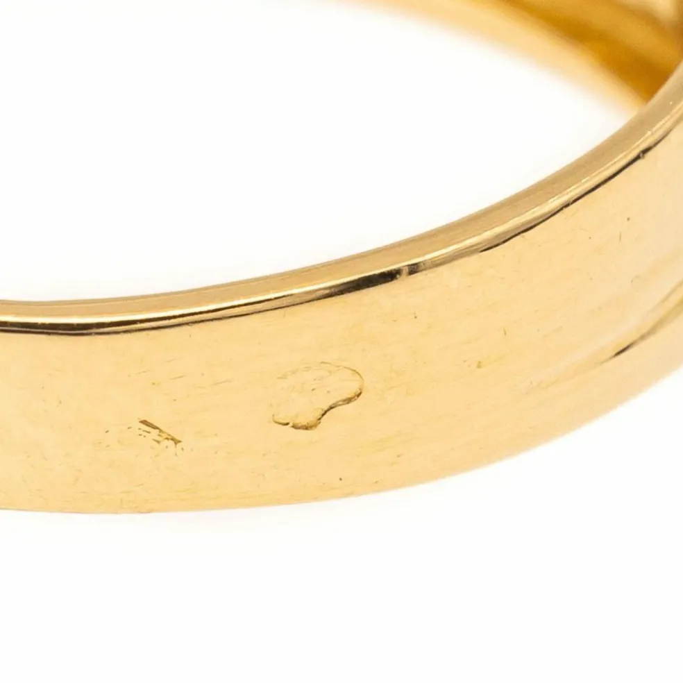 Bague Jonc Or jaune Diamant