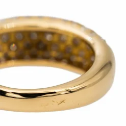Bague Jonc Or jaune Diamant