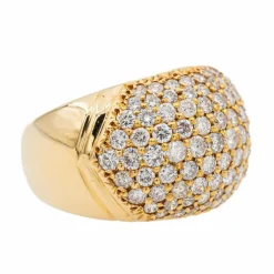 Bague Jonc Or jaune Diamant