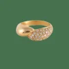 Bague Jonc pavage Diamants