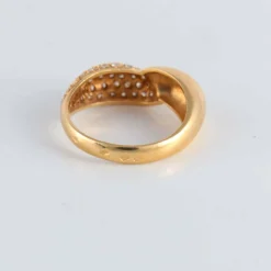 Bague Jonc pavage Diamants