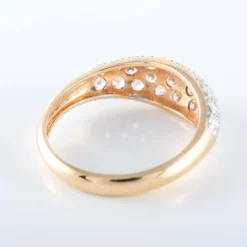 Bague Jonc pavage Diamants