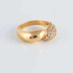 Bague Jonc pavage Diamants