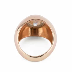 Bague jonc solitaire