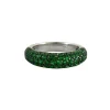 Bague Jonc Tsavorites