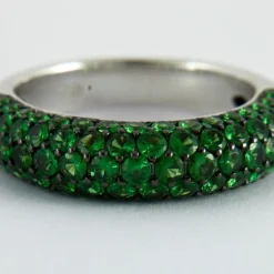 Bague Jonc Tsavorites
