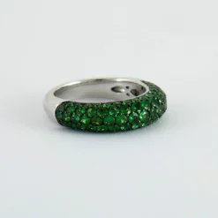 Bague Jonc Tsavorites