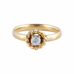 BAGUE "JOSEPHINE" OR & DIAMANT
