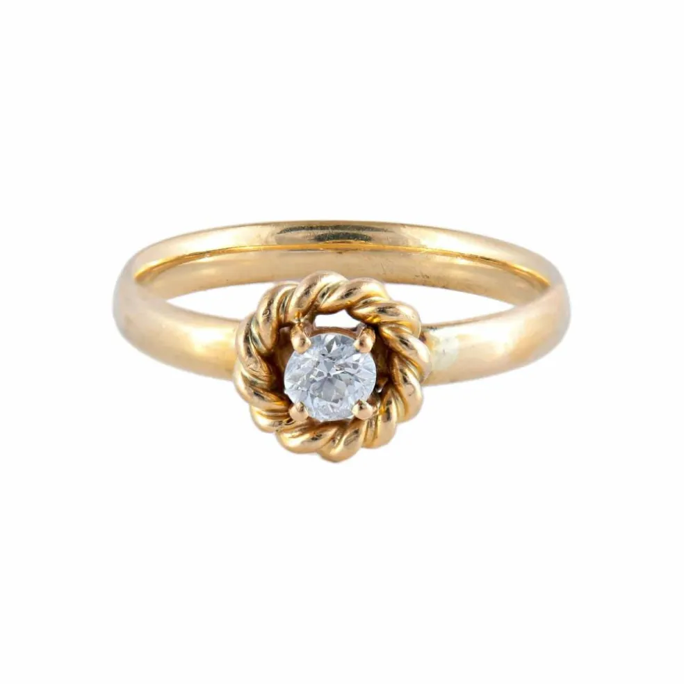 BAGUE "JOSEPHINE" OR & DIAMANT