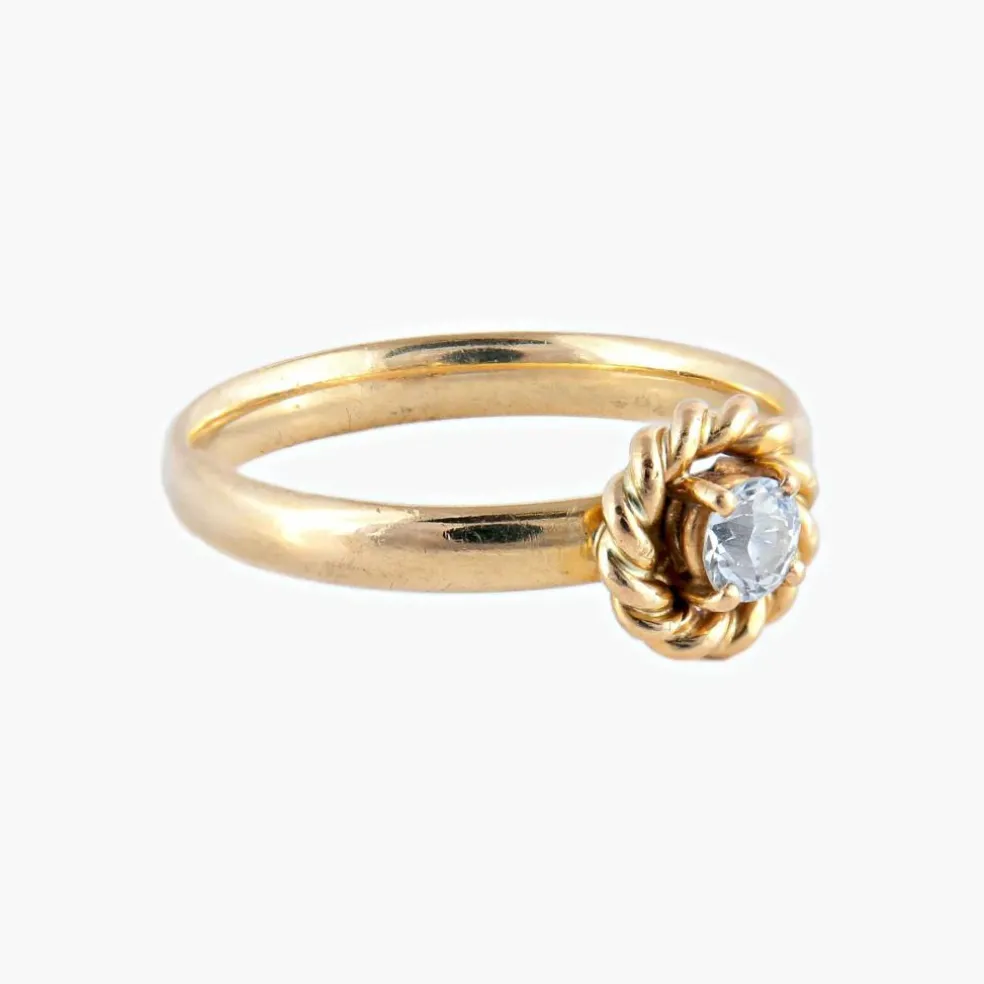 BAGUE "JOSEPHINE" OR & DIAMANT