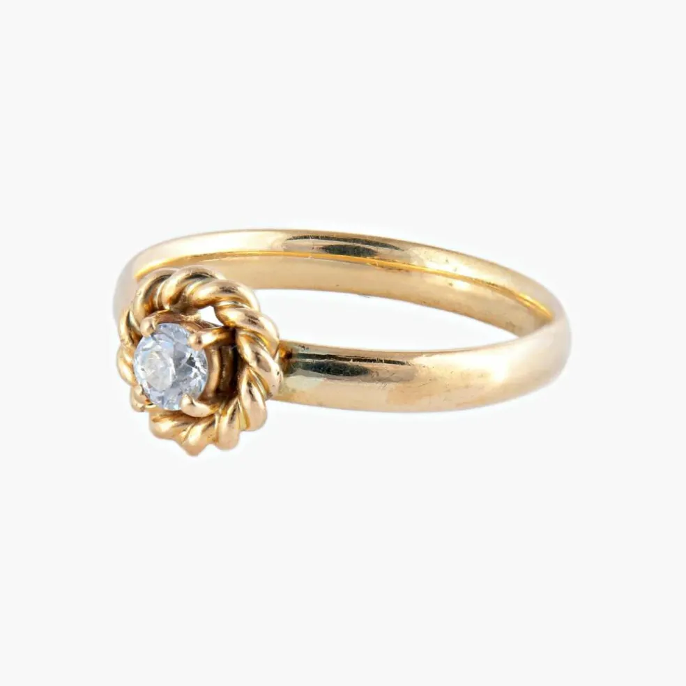 BAGUE "JOSEPHINE" OR & DIAMANT