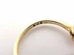 bague juliette juju j0306y 5mm en or jaune 18k & diamants 0.25ct