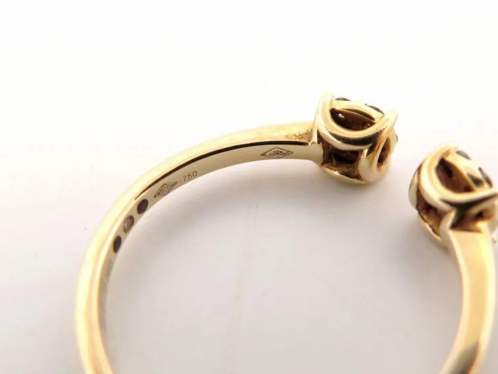 bague juliette juju j0306y 5mm en or jaune 18k & diamants 0.25ct