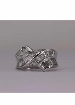 Bague Knott Or blanc Diamants