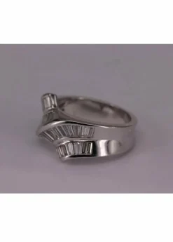 Bague Knott Or blanc Diamants