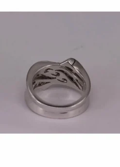 Bague Knott Or blanc Diamants