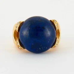 Bague Lapis Lazuli et Diamants