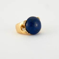Bague Lapis Lazuli et Diamants