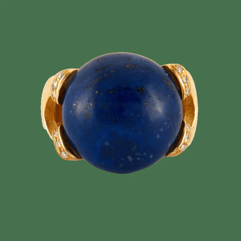 Bague Lapis Lazuli et Diamants