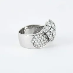 Bague large Diamants