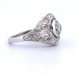 BAGUE LIBERTY EN OR BLANC 18 KT - DIAMANT 1,40 CT