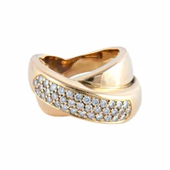 BAGUE "LIEN" OR & DIAMANTS