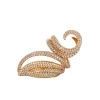 Bague Lignes courbes de Diamants