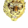 Bague Lion en or jaune 18 carats et diamants